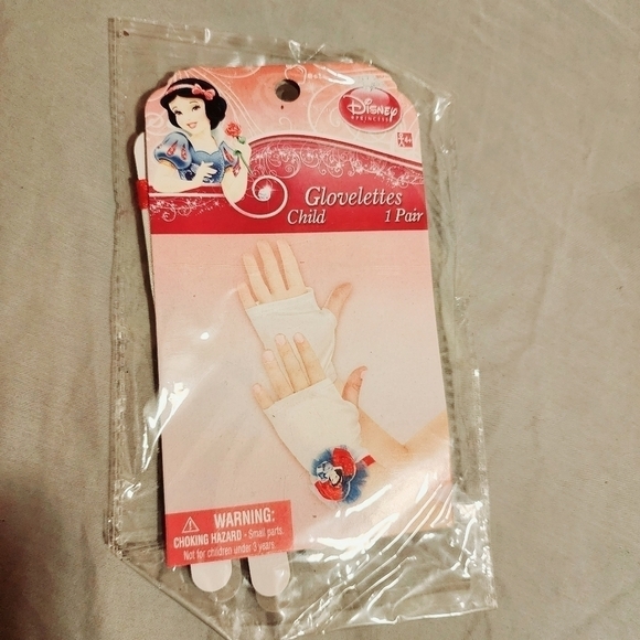 Lot of 3 NWT Disney Snow White Glovelettes Headband Body Jewelry Dress Up NEW - Picture 2 of 13